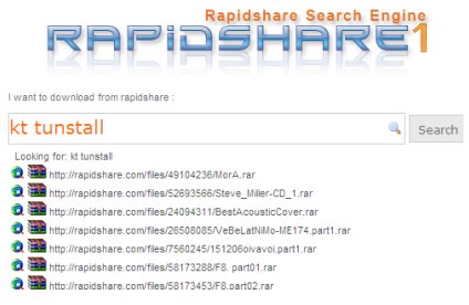 Buscador de RapidShare