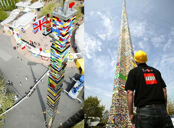 La torre más grande de Legos