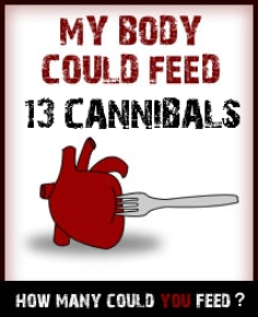 ¿Cuantos caníbales podrías alimentar?